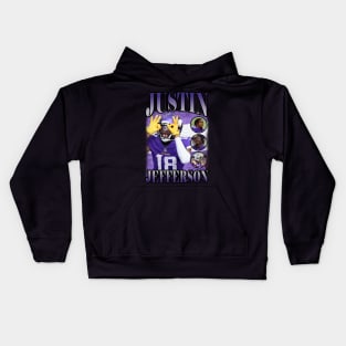 BOOTLEG JUSTIN JEFFERSON Kids Hoodie